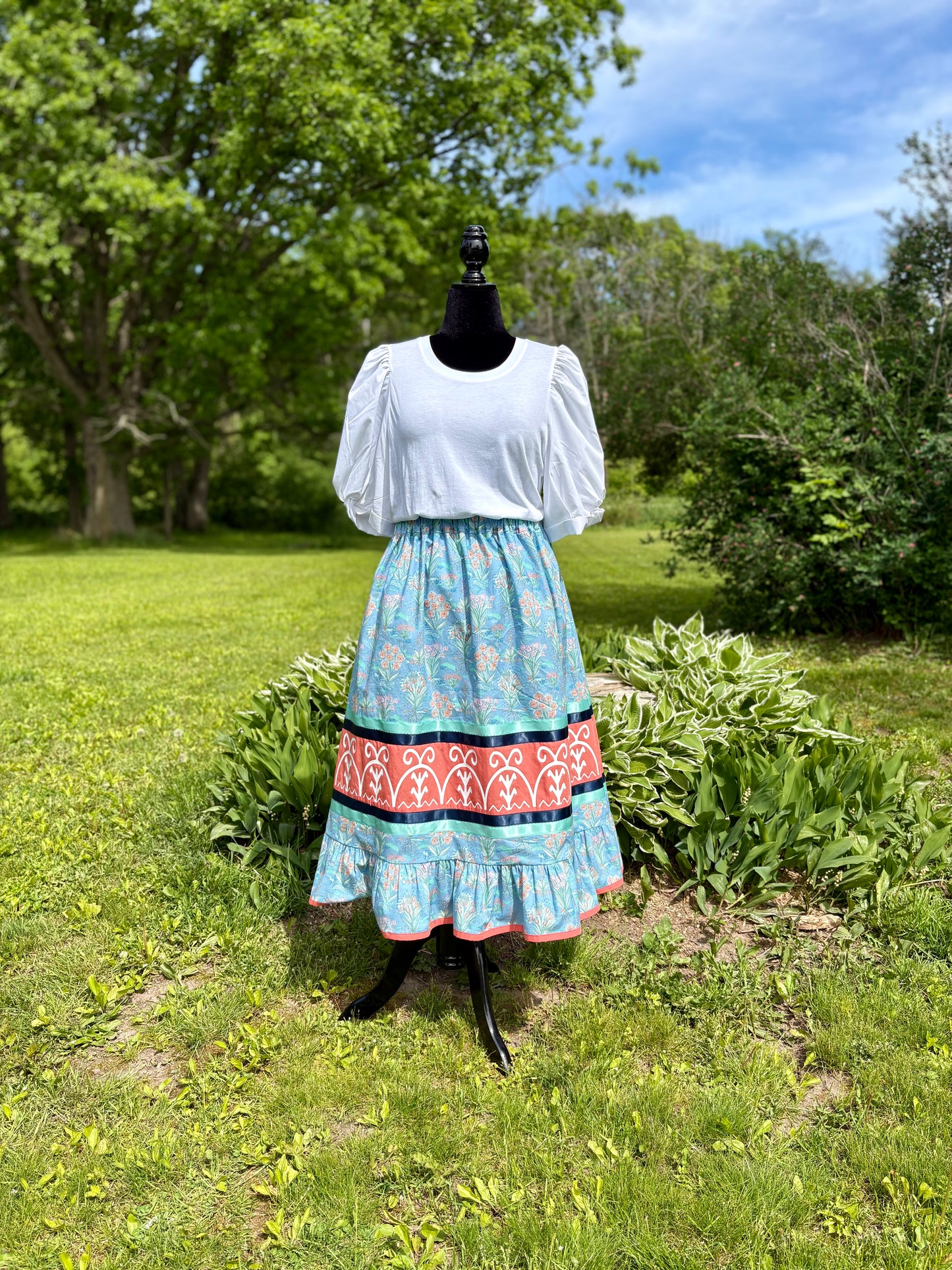 Fits up to 2x—Haudenosaunee Inspired Ribbon Skirt