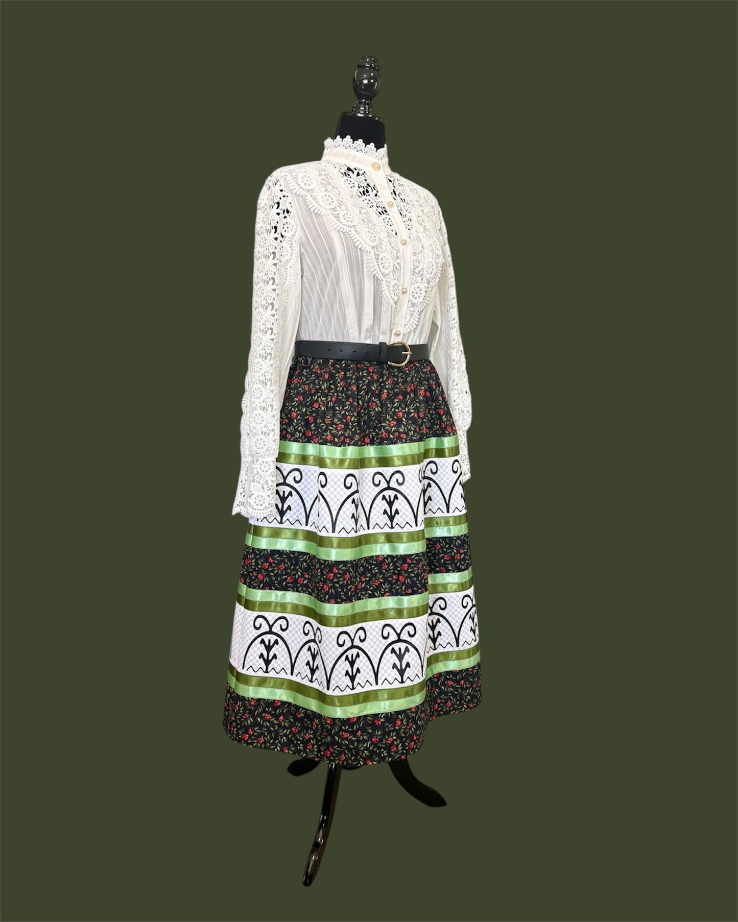 Small-1x Haudenosaunee Inspired Double Row Skirt