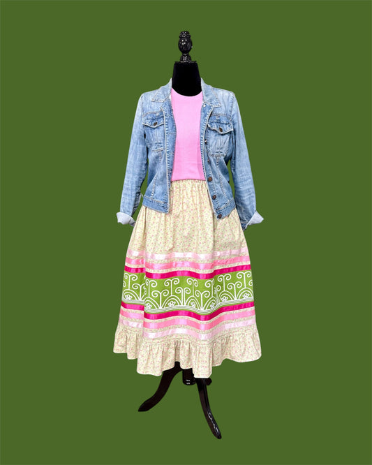 Fits up to 2x—Haudenosaunee Inspired Ribbon Skirt
