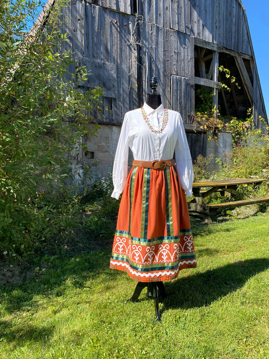 Small-1x Haudenosaunee Inspired Ribbon SKIRT